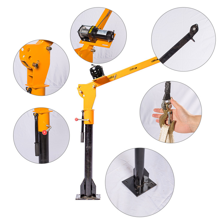 Vehicle mounted mini crane